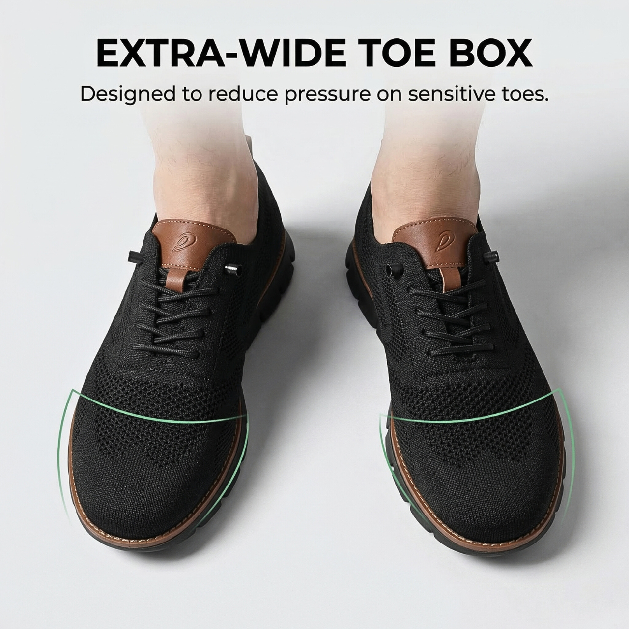 Ultra Comfy - Healthy and Supportive Walking Shoes (Black Sole Edition)