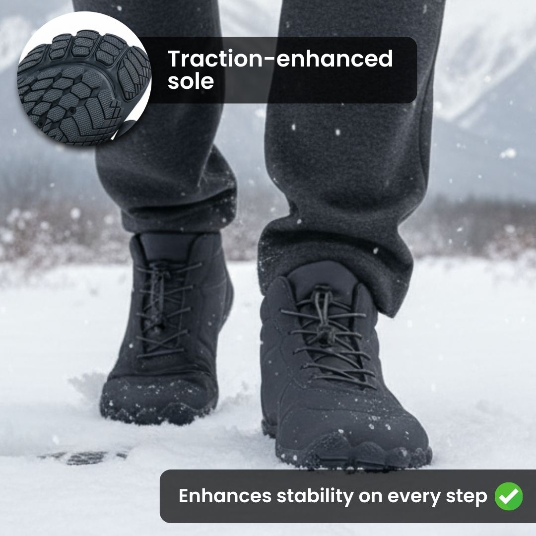 Jesper Pro -  Non-slip & Water-Resistant Winter Wide Toe  Box Shoe (Unisex)