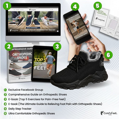 Eloria - Warm & Supportive Walking Shoes