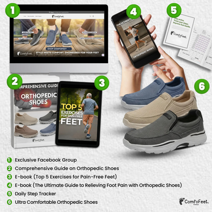 Comfy Cloud – Ergonomic & Supportive Slip-In Shoes