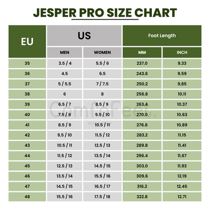 Jesper Pro -  Non-slip & Water-Resistant Winter Wide Toe  Box Shoe (Unisex)